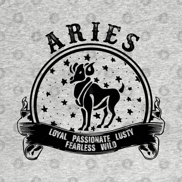 Aries Sign Zodiac by SublimeDesign